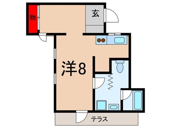 エスポワ－ルの物件間取画像